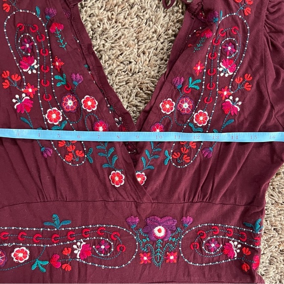 Johnny Was embroidered dress in size Small 3/4 sleeve - Picture 7 of 10